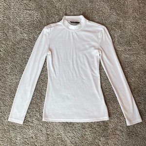White Turtle Neck